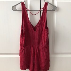 Cute & comfy red romper
